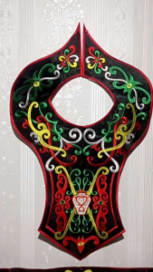 Renda Bordir Kostum Karnaval Aksesoris Tari Motif Dayak Kace