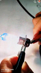 ORIGINAL LAMPU DEPAN BOHLAM MOTOR MATIC/BEBEK 12V 35WATT DDJ