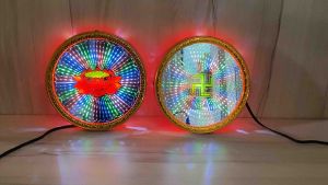Đèn hào quang led hoa sen hào quang cơ chữ vạn hào quang cơ hoa sen