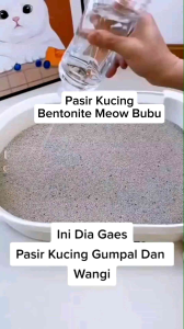 Pasir Kucing Wangi Coffee&Lavender Meow Bubu - Bentonite Gumpal CepatAnti Bau Aman | 5L & 10L & 25L