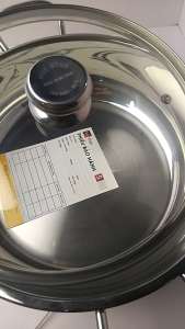 Chảo Lẩu Inox 3 Đáy SW Cao Cấp Five Star 30cm – Dùng Bếp Từ – Bảo Hành 5 Năm
