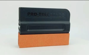 Gạt nhựa bọc da lộn hỗ trợ dán decal chống xước có nam châm