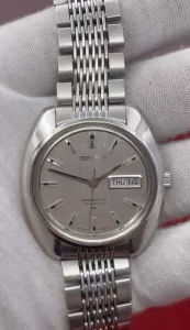 SEIKO SEIKOMATIC-P 33 jewels Automatic ตัวเรือนสแตนเลส นาฬิกาผู้ชาย มือสองของแท้