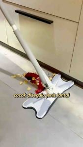 Pel Lantai Otomatis Alat Pel Lantai X GSF 813 Pembersih Lantai Mop Rotasi Multifungsi