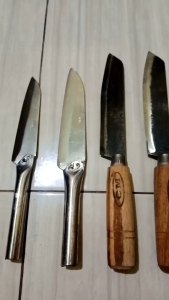 pisau stainlis / pisau dapur dari baja putih anti karat