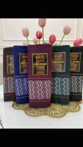 Sarung Tenun Dewasa Gajah Unggul Motif Polos Doby Songket Varian Warna