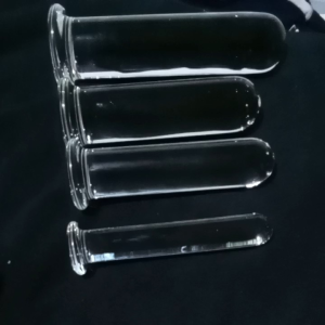 แท่งโมแก้วตันสอดนอนมีฐานป้องกันแท่งจมเพื่อขยายลดการตีบตัน