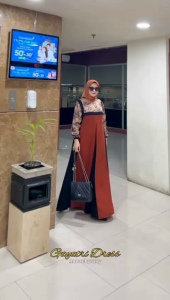 Gaya Desain Gamis Modern: Dress Gayatri Terbaru Amore by Ruby
