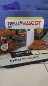 CHAINSAW NEWWEST 588 BAR 22” originalgergaji kayu newwest