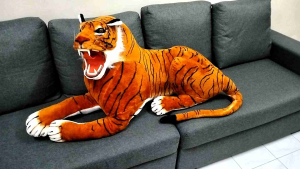 🔥Big offer🔥 Terbersar size 120 cm / 110 cm Harimau Anak patung / Big Harimau Doll
