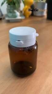 Amber Medicine Glass Bottle Tear Off Cap Series (60ml/100ml/200ml/300ml)