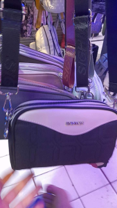SELEMPANG SIGHMON MEGAN IMPORT 9093-121/SLINGBAG WANITA IMPORT UKURAN 22×12×6 BAHAN KANVAS