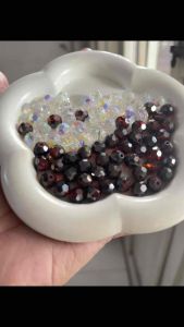 10pcs manik kristal lampion 8mm A3 / crystal grade AAA / bahan ceko premium diy craft aksessoris