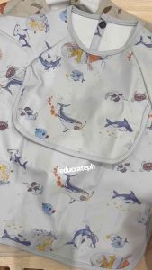 EducratePH PU Waterproof Bib / Feeding Bib / Smock Art Bib