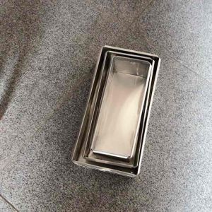 LOYANG/CETAKAN KUE BROWNIS / BATA SUSUN 3 ALUMUNIUM