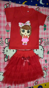 Satu Set Kaos Tutu Lol Super: Pakaian Anak Berkualitas
