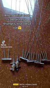 [COD] ANTENA SPION CABANG 3 UNTUK TRUCK L300 DLL FULL STAINLESS ANTI KARAT