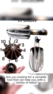 12mm Mini 10 Bladed Coconut grater blade Stainless