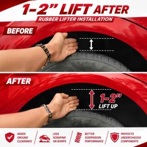 JDN Rubber Lifter | Toyota Innova 2005–2026 Coil Spring Rubber Spacer Shock Suspension 1-2” Lift (price per pc)