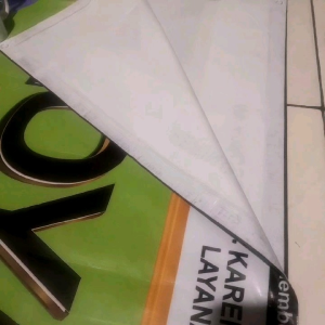 baleho bekas bahan korea tebel ukuran 2x3