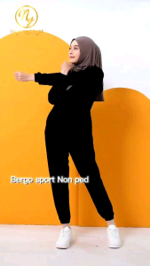 Nayara Scarf Bergo Sport Non Pet Jersey Korea Premium