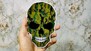 สติ๊กเกอร์ลายทหาร กะโหลกทหาร ACU สติ๊กเกอร์แต่งรถกระบะ รถบรรทุก รถยนต์ เพิ่มความดุดัน เท่ดูดีมีสไตล์ แบบไม่เหมือนใคร ทนแดด ทนฝน ไม่กลัวน้ำ