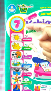 Buku Jurnal Harian 7 Kebiasaan Anak Indonesia Hebat - Full Colour + Stiker