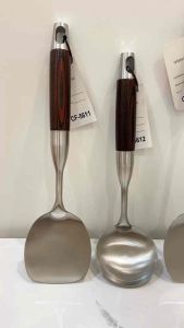 กระบวยตะหลิว ไซส์มินิ mini size เหมาะสำหรับกระทะ/หม้อใบเล็ก กระบวยสแตนเลส ตะหลิวสแตนเลส ด้ามมีลายสวยงาม