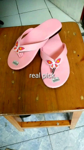 sandal jepit anak wanita kupu" depan perempuan