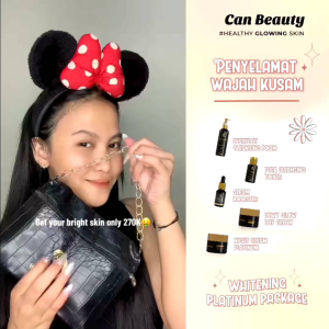 Can Beauty Skincare BPOM Original 100% Paket Glowing Kemasan Terbaru Isi 5 item 350 ml