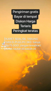 Karet Katup Sil Tabung Gas LPG/Elpiji 3KG/12KG IISI 1000PCS