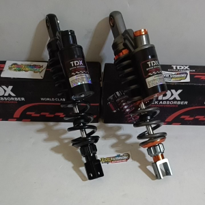 SHOCKBREAKER SHOCK SINGLE TDX EXTRIME TABUNG ATAS 310MM 330MM MATIC MIO/VARIO/BEAT/SCOOPY/GENIO/FINO/SPACY/XEON/LEXI/X RIDE DLL (FREE STICKER)