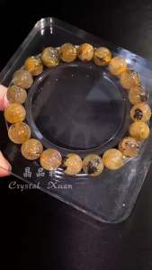 【现货】 10mm 黑母矿钛晶手串Black Matrix Titanium Bracelet 事业顺利|健康守护|稳固情绪