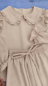 Stelan Anak Perempuan Cantik & Lucu Crinkle One Set 2023