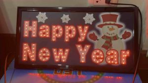 ป้ายไฟ ป้ายไฟร้าน ป้ายไฟตัวอักษร ป้ายไฟวิ่ง ป้ายไฟled ป้ายไฟตกแต่งปีใหม่ happy new year