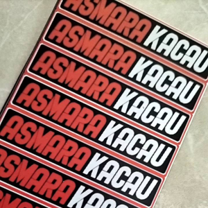 Stiker Asmara Kacau | Stiker Pack | Stiker 1 Lembar | Stiker Pack isi 20 biji Bahan Graftac cromo