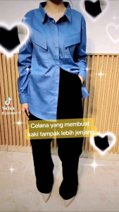 Celana Panjang Cargo Highwaist Katun Unione: Gaya & Fungsi