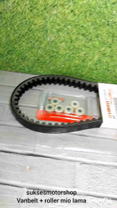 Vanbelt Vbelt Panbel & Roller Set Yamaha Mio Lama Smile Sporty Nouvo Fino Karbu