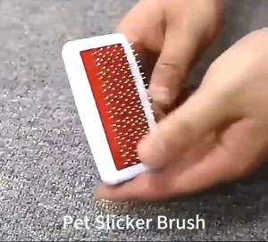 Sikat Penghilang Bulu Multifungsi Sikat Pembersih Bulu Hewan Jarum Stainless Steel Sikat Pijat Kucing untuk Anjing Kucing