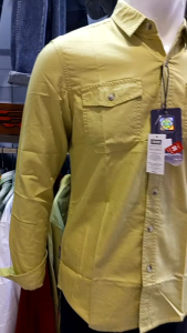 KEMEJA PRIA LENGAN PANJANG SLIMFIT WARNA HIJAU CARDINAL JEANS 0R191NALS