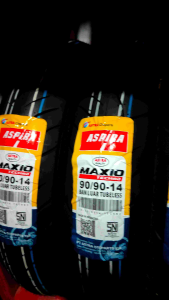 BAN TUBELESS 90 90 14 BELAKANG ASPIRA MAXIO BAN MOTOR MATIC BEAT VARIO MIO RING 14