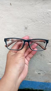 Kacamata Minus Rabun Jauh Frame Motif Lensa Bening Untuk Pria dan Wanita