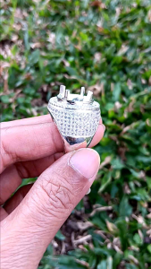 Cincin Perak Mikro Seting Listring Square: Desain Perhiasan Kasual