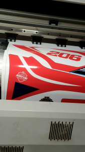 DECAL HONDA CFR GRAFIS MERAH BISA RUBAH NOMOR