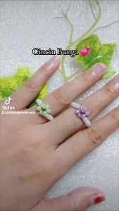 Cincin Bunga Korea Style: Ring Handmade & Cincin Perempuan