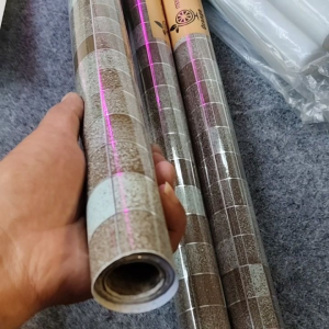 Wallpaper Pelapis Anti Air dan Api Motif Keramik Marmeri 45cm x 5m untuk Dapur dan Kamar Mandi