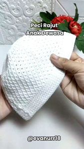 Peci Rajut Dewasa / Kopiah Rajut / Peci Rajut Polos Tebal Elastis