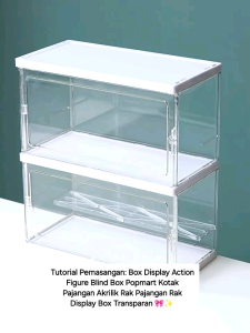 BX3535 Box Display Action Figure Blind Box Popmart Kotak Pajangan Akrilik Rak Pajangan Rak Display Box Transparan