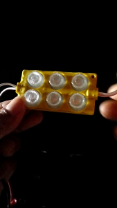 1 RENTENG(10pcs) LED MODUL 6 MATA KOTAK 2x3 SUPER TERANG