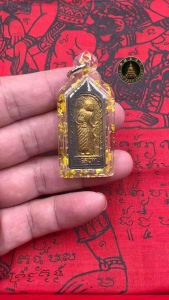 Thai Amulet 五角形黑圣粉西瓦利尊者佛牌 限量制作只有 1111 尊 龙普康斌高僧 佛历2566年Phra Sivali Pim 5 Liam Ner Wahn Dam Luang Phu Kampeng Asorm SuKhaoWaDee WaRaRam B.E.2566